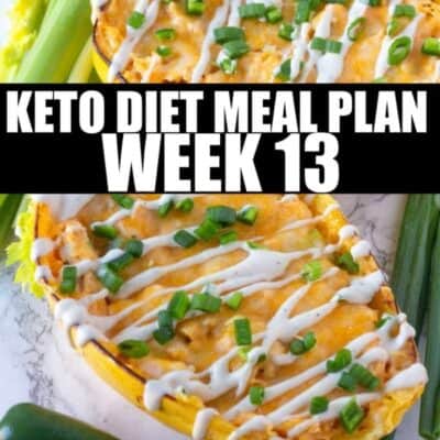 week 13 keto diet meal plan