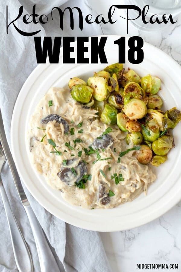 Keto Meal Plan Week 18