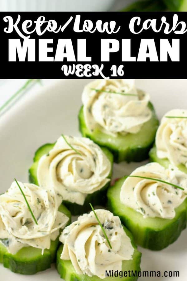 keto meal plan week 16