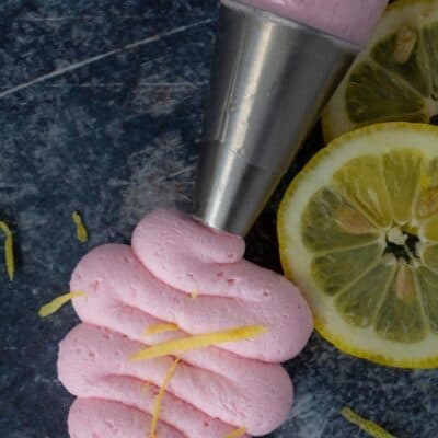 pink lemonade buttercream
