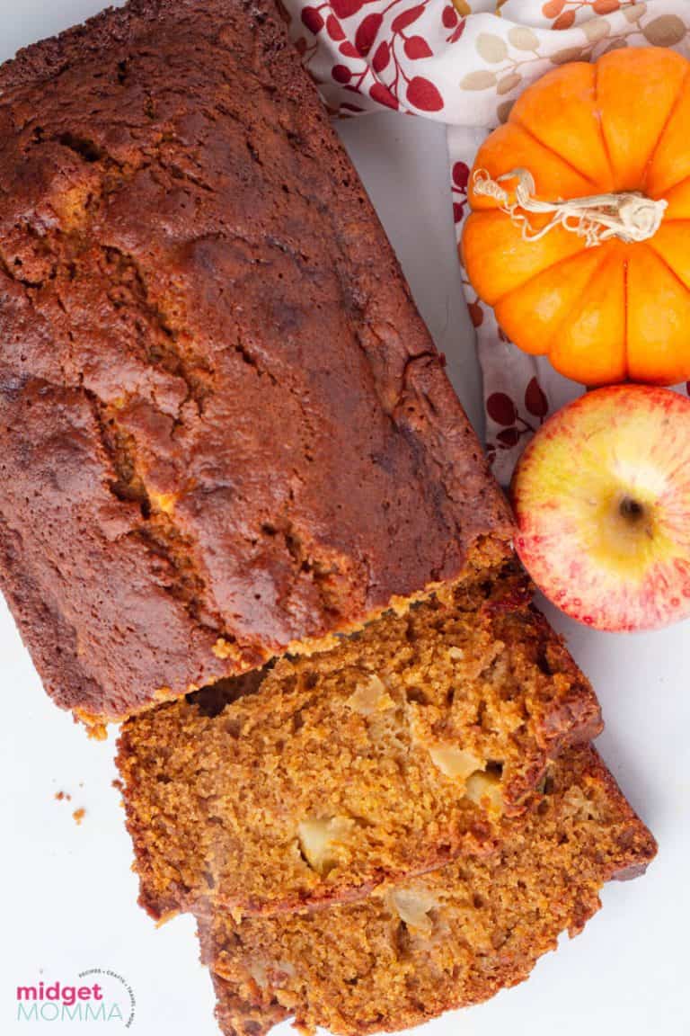 Moist and Deliscious Pumpkin Apple Bread! The BEST You will try this fall!