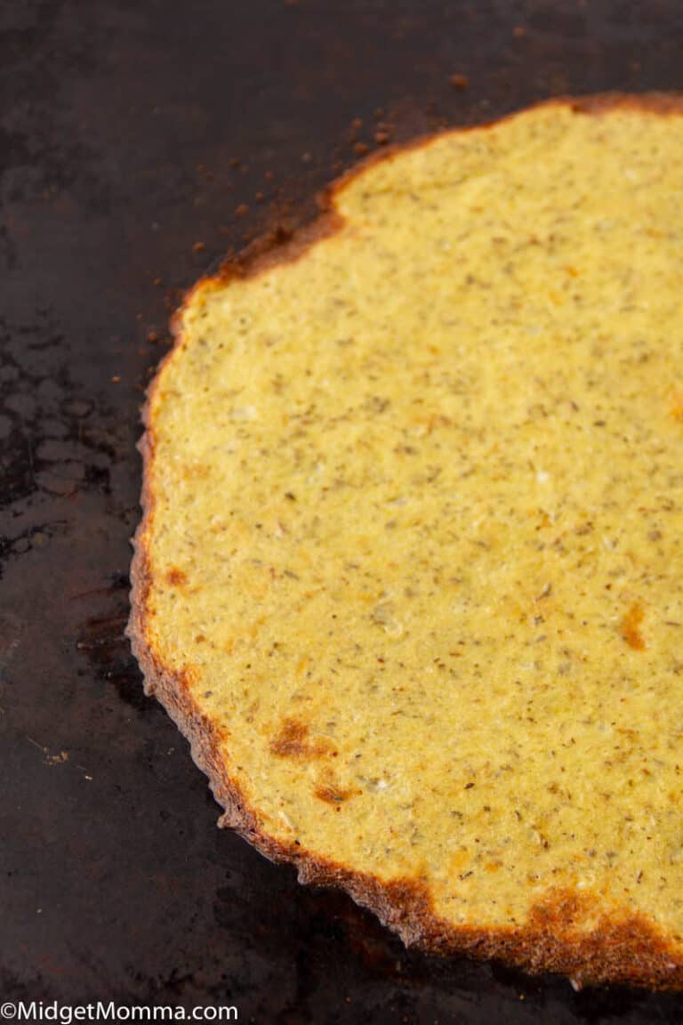 Easy Low Carb Cauliflower Pizza Crust • MidgetMomma