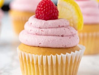 Lemon Raspberry Cupcakes