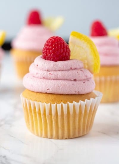 Lemon Raspberry Cupcakes