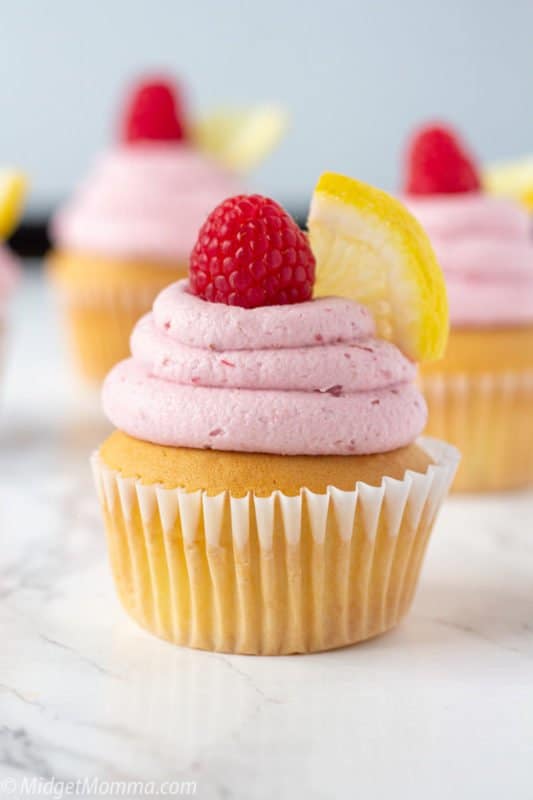 Lemon Raspberry Cupcakes