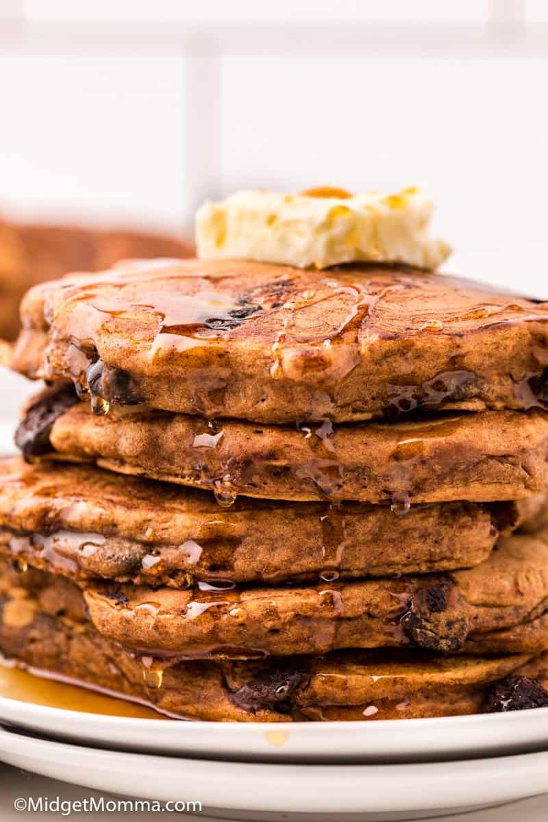 Pumpkin Chocolate Chip Pancakes