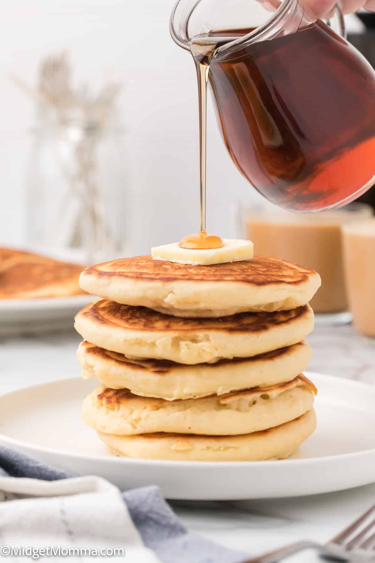 The Best Fluffy Homemade Pancakes Recipe