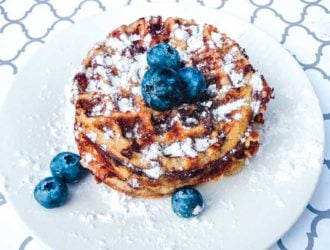 Blueberry Keto Chaffle