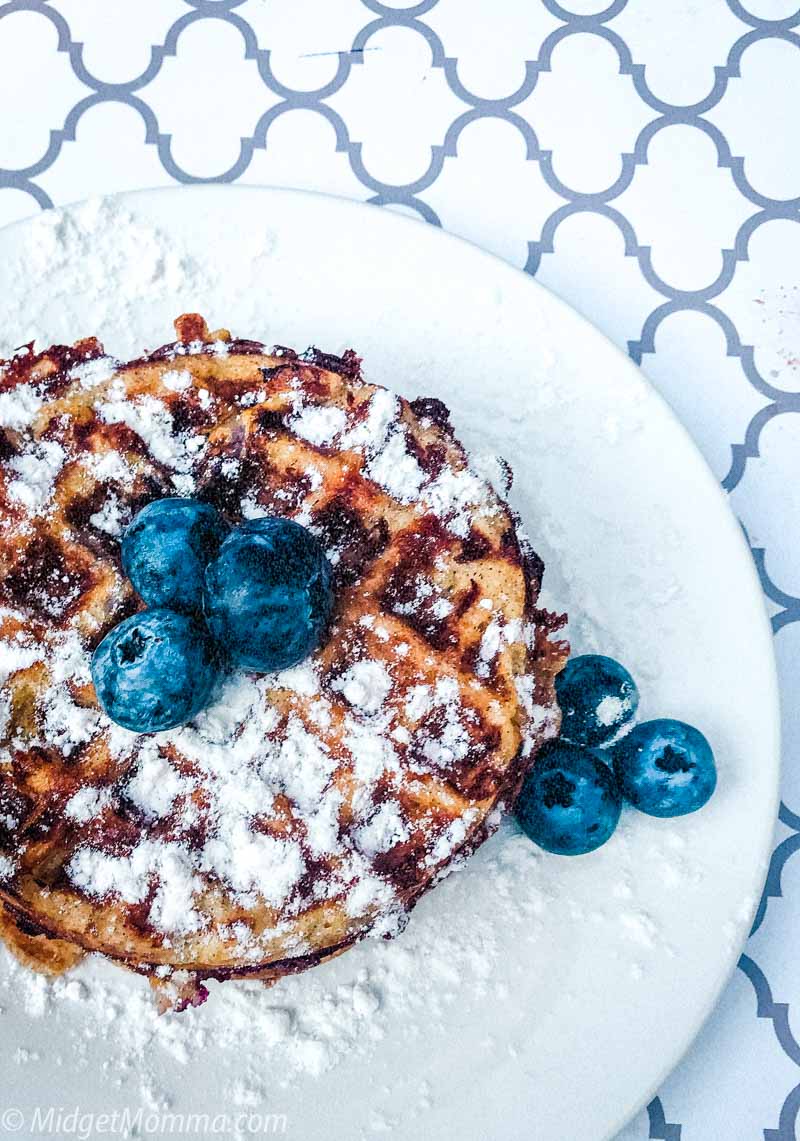 Keto Blueberry Waffle