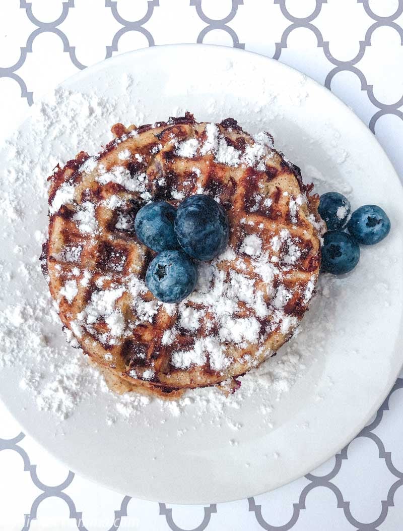 Blueberry Keto Chaffle