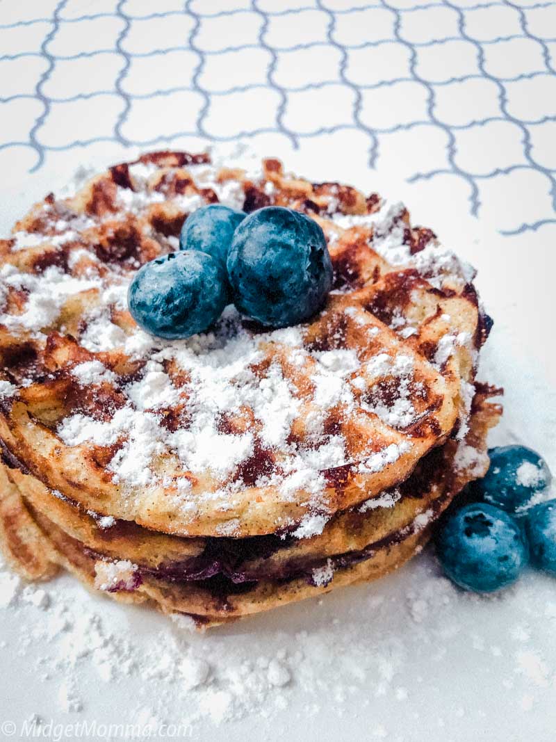 Blueberry Keto Chaffle