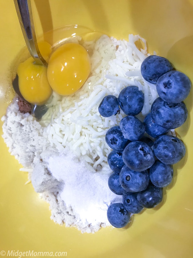 Keto Blueberry Waffles ingredients