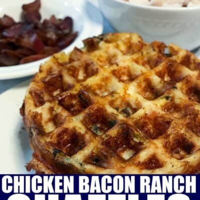 Chicken bacon ranch chaffle