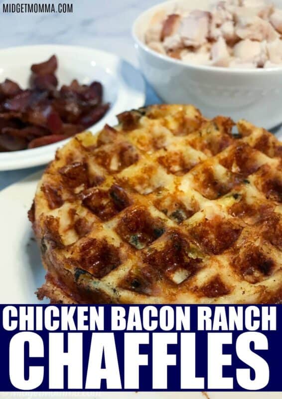 Chicken bacon ranch chaffle