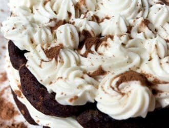 Chocolate Chaffle Cake