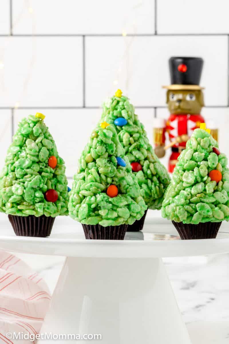 Christmas Tree Rice Krispie Treats