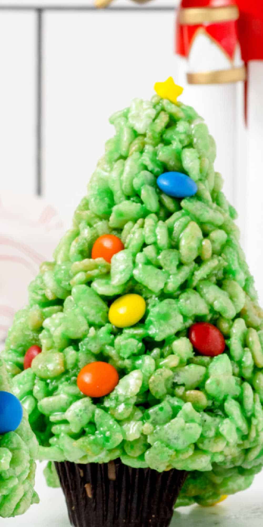 Christmas Tree Rice Krispie Treats MidgetMomma