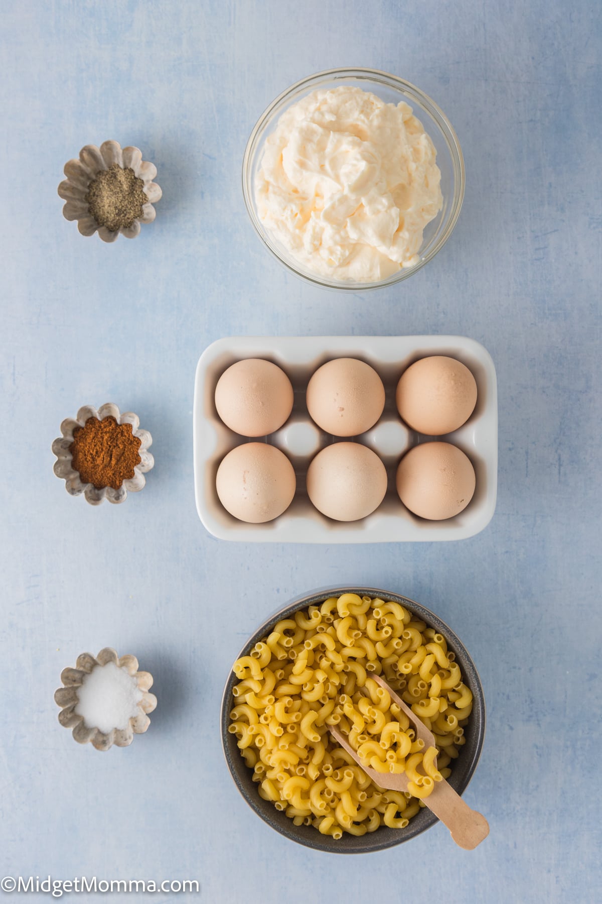 Deviled Egg Pasta Salad Recipe ingredients