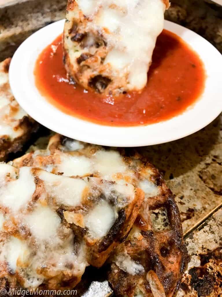 Easy Easy Keto Chaffle Garlic Bread Recipe • MidgetMomma