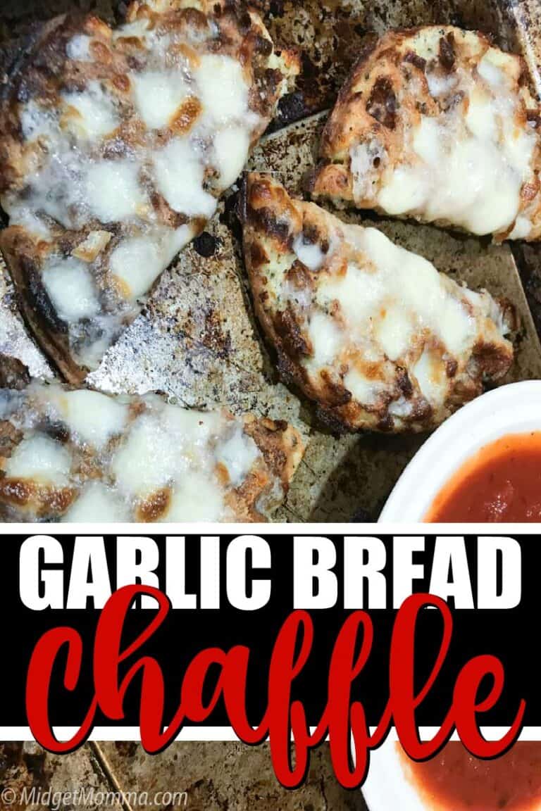 Easy Easy Keto Chaffle Garlic Bread Recipe • MidgetMomma