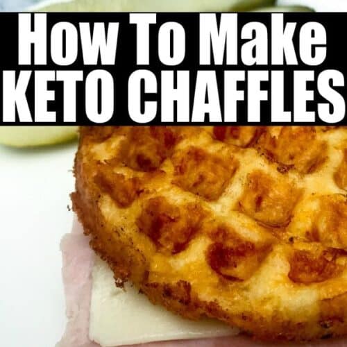 Keto Chaffle Recipe (Popular recipe shared by THOUSANDS of people