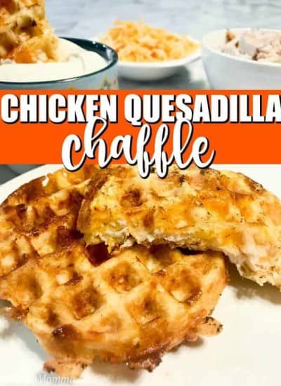 Keto Chicken Quesadilla Chaffle