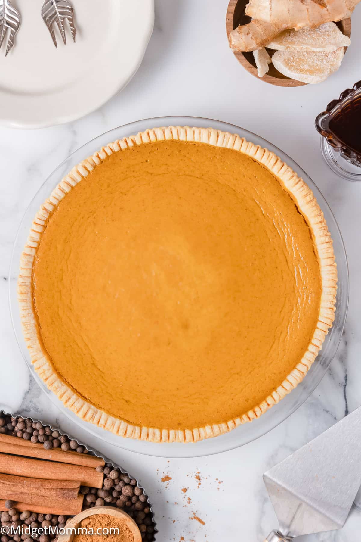 Pinched Rim Loaf Pan in Pumpkin Pattern