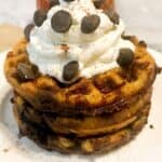 Pumpkin Chocolate Chip Chaffles