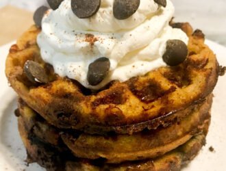 Pumpkin Chocolate Chip Chaffles