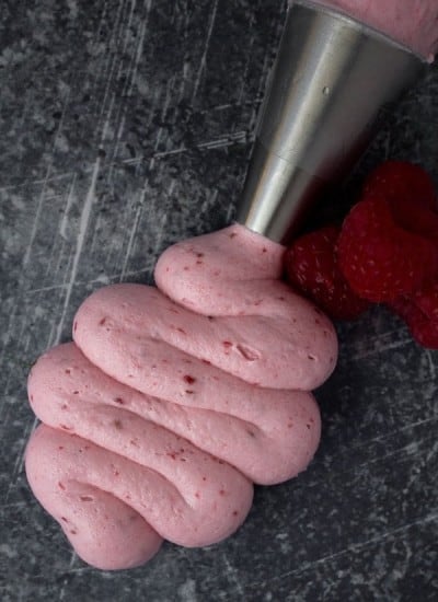 Raspberry buttercream frosting recipe