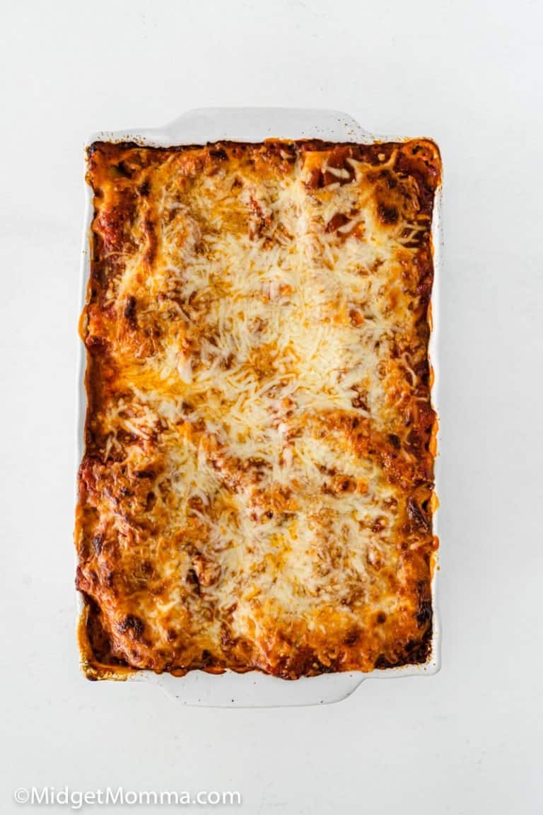 The BEST Homemade Lasagna Recipe • MidgetMomma