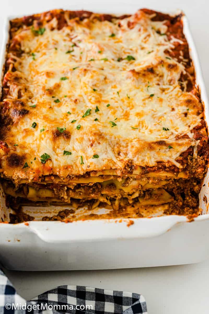 The BEST Homemade Lasagna Recipe