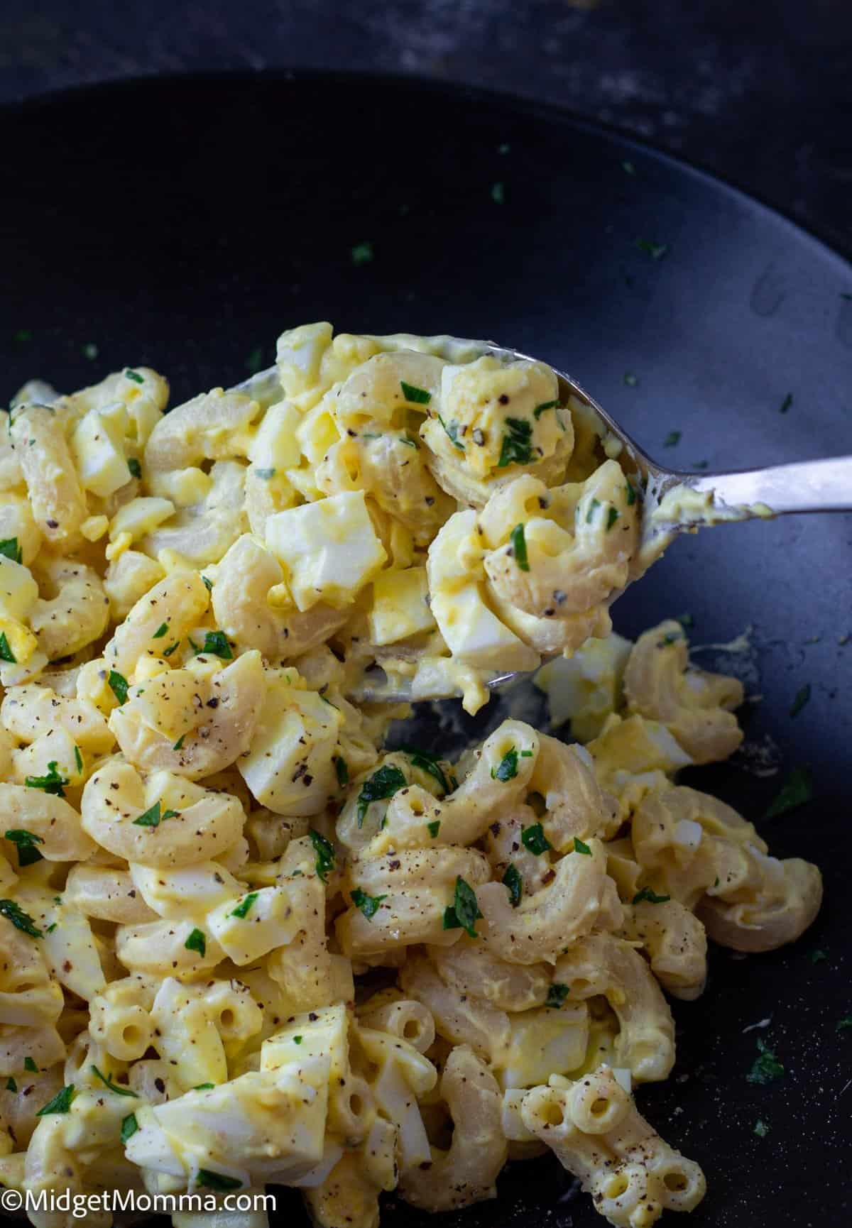 egg salad pasta salad recipe