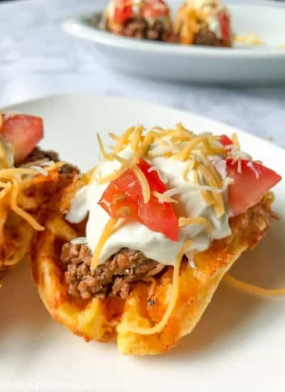 keto chaffle taco shell