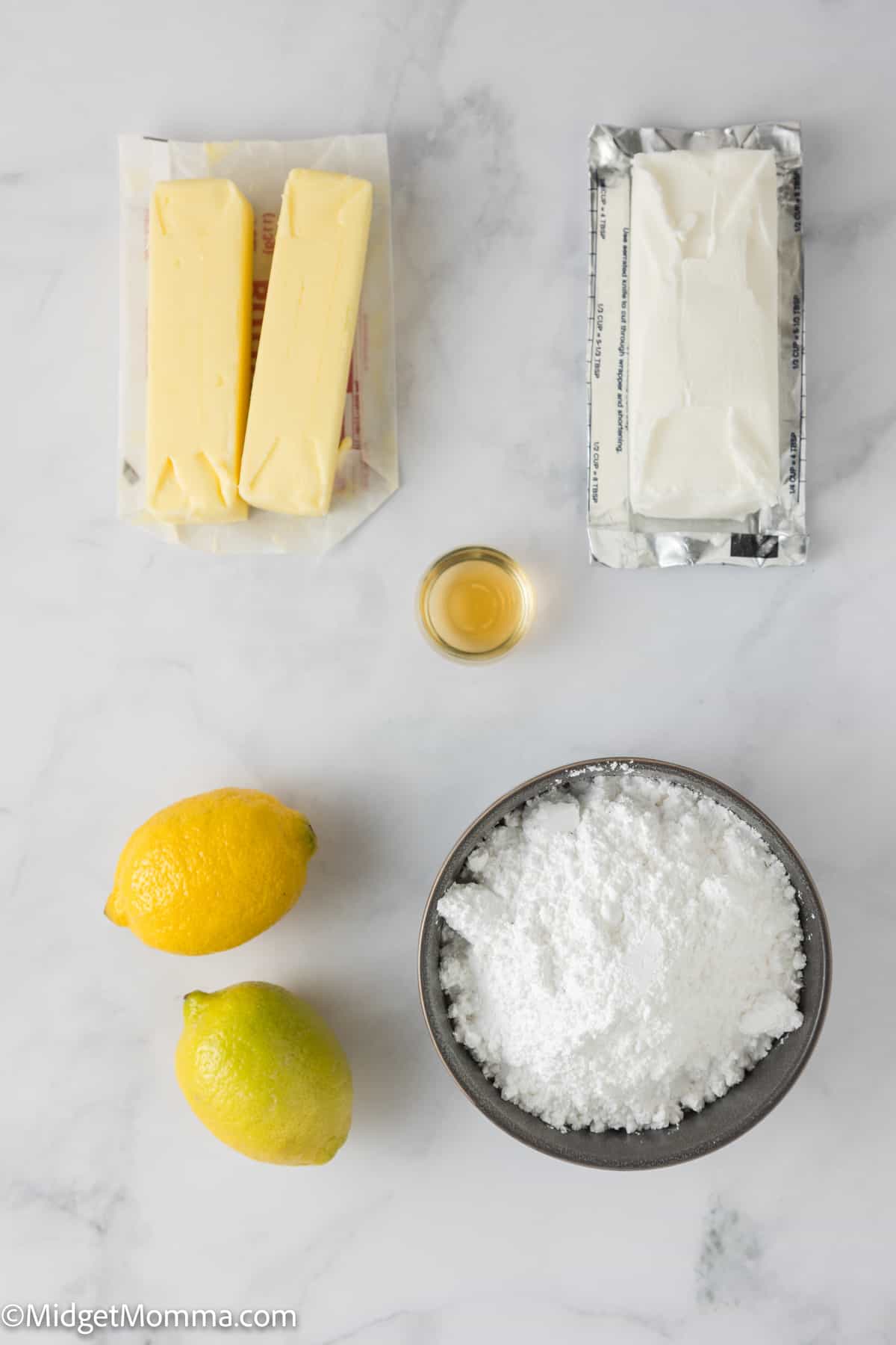 lemon buttercream frosting ingredients