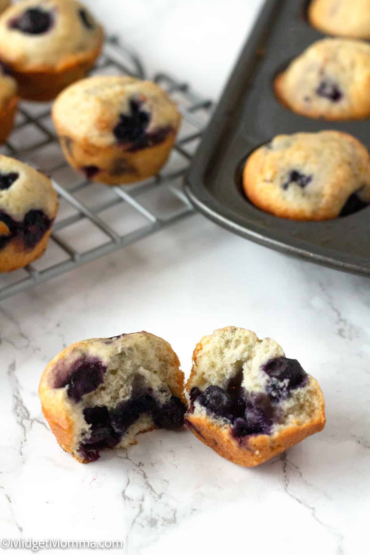 mini blueberry muffins recipe