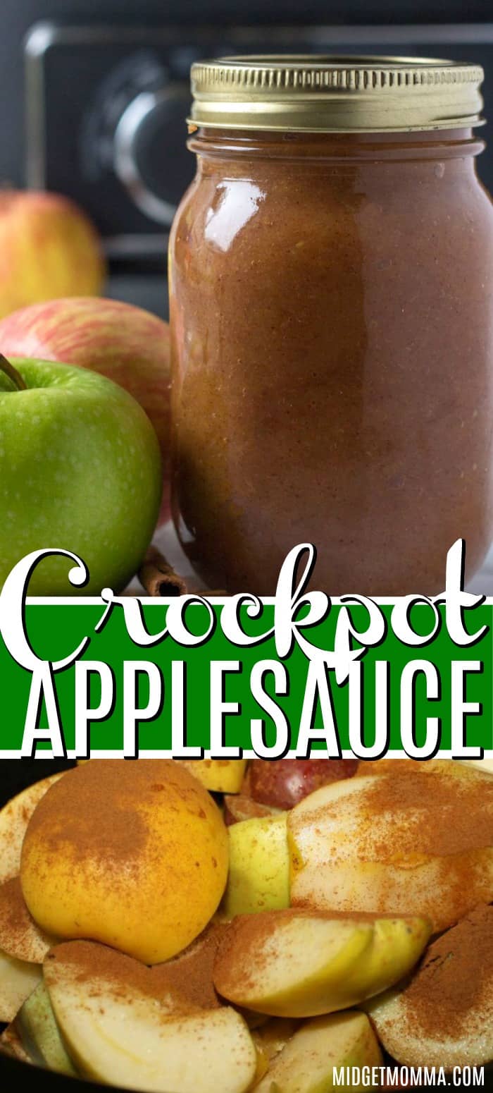 The BEST Crockpot Applesauce Recipe • MidgetMomma