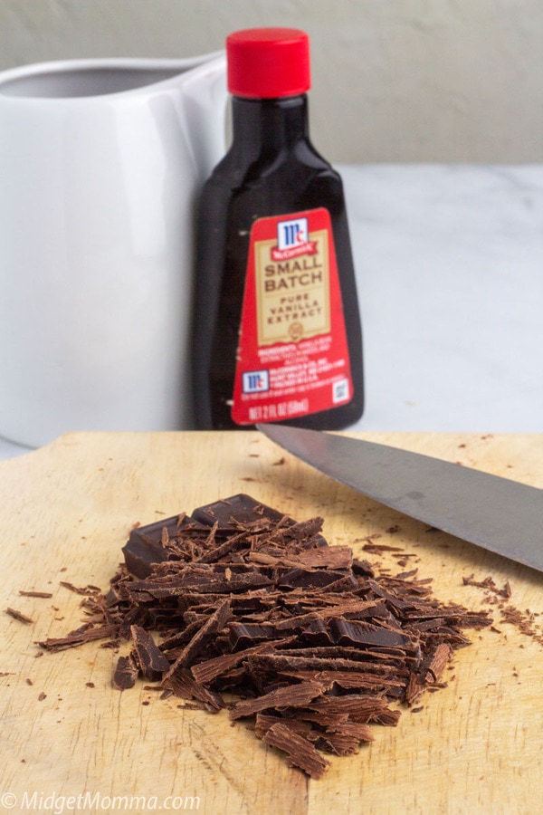 Chocolate glaze ingredients