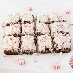 Peppermint Bark Brownies