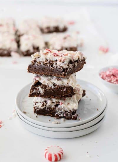 Peppermint Bark Brownies Recipe