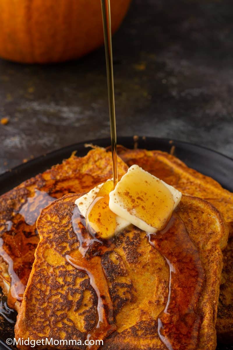 The BEST Pumpkin French Toast Recipe • MidgetMomma