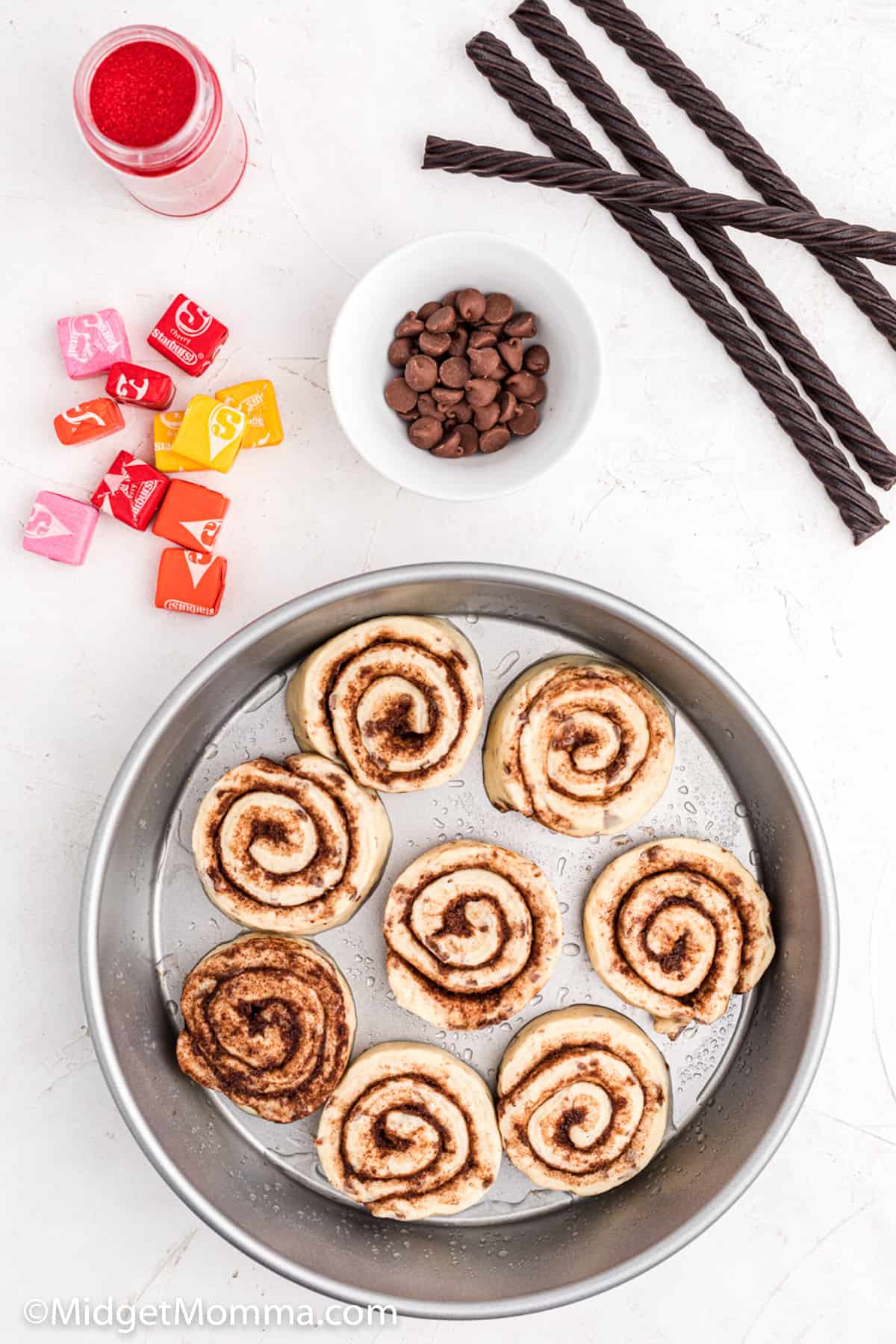 Santa Cinnamon Rolls ingredients