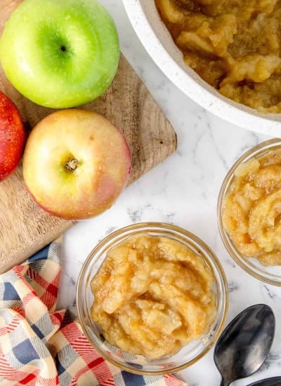 homemade applesauce