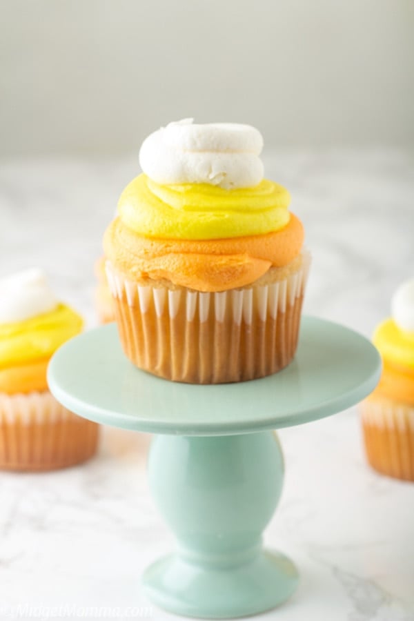 Candy Corn Cupcakes