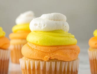 Candy Corn Cupcakes