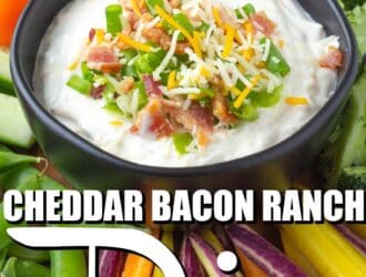 Cheddar Bacon Ranch Crack Dip