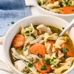 homemade chicken noodle soup