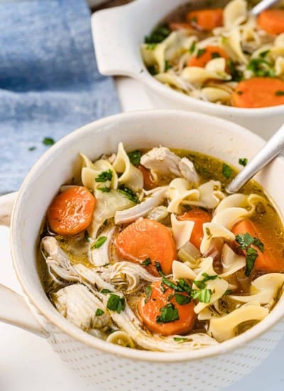 homemade chicken noodle soup