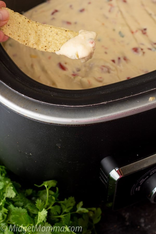 Crock Pot White Queso Dip-