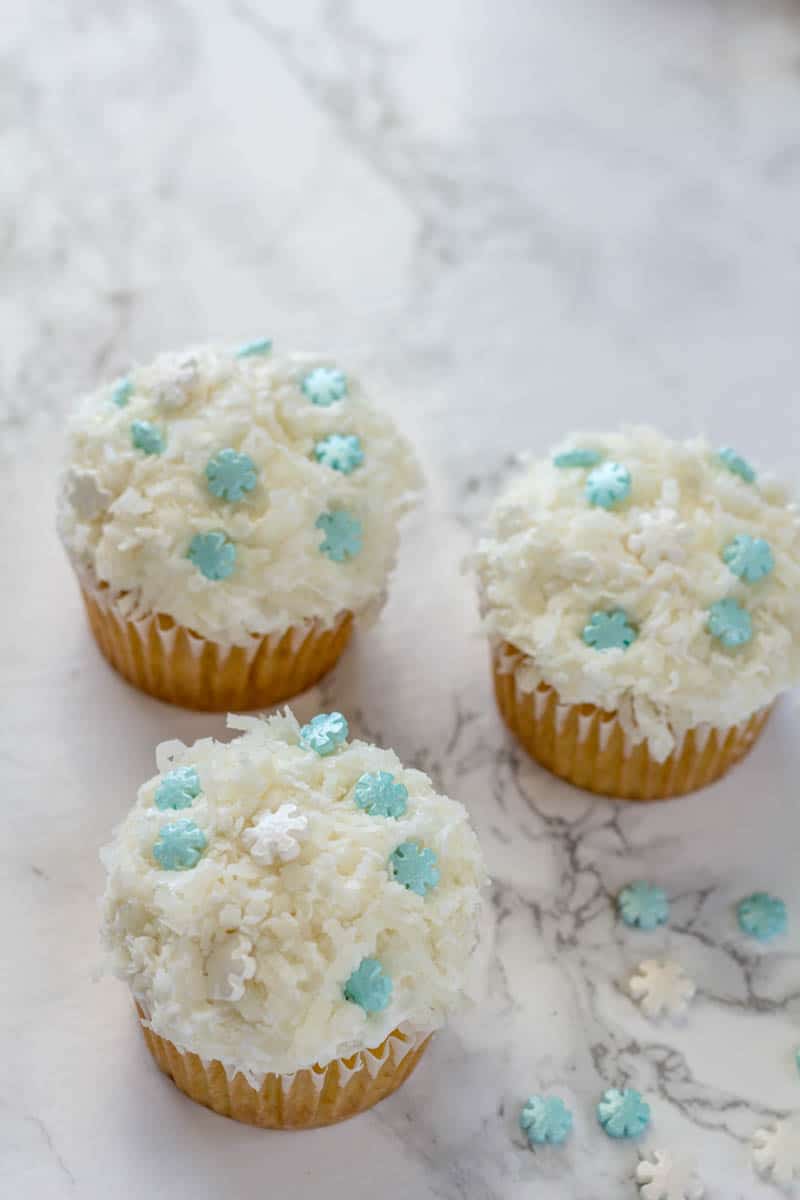 Frozen cupcakes